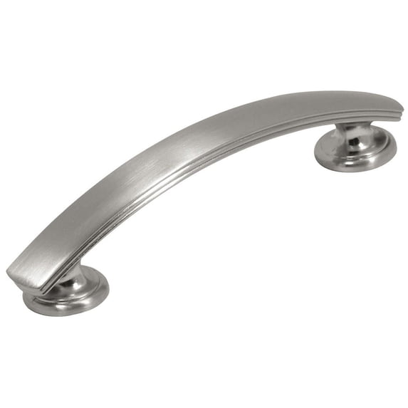 Hickory Hardware P2141-SN-10B 3.75 in. American Diner Pull, Satin Nickel