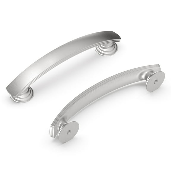 Hickory Hardware P2141-SS 96mm American Diner Stainless Steel Cabinet Pull