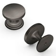 thumbnail image 1 of Hickory Hardware P2142-VB 1.37 In. American Diner Vintage Bronze Cabinet Knob, 1 of 7