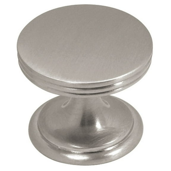 Hickory Hardware P2142-SS-10B 1.37 in. American Diner Cabinet Knob, Stainless Steel - Pack of 10