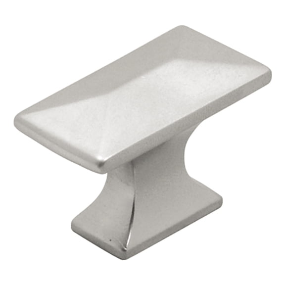 Hickory Hardware Bungalow Collection Knob, 1-1/4" X 11/16" - Pearl Nickel
