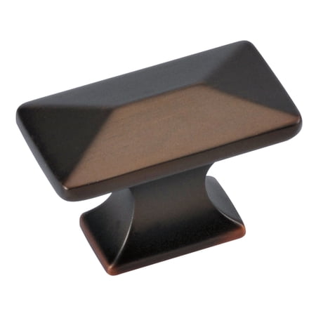 Hickory Hardware P2150 Bungalow 1-1/4" Rectangular Pyramid T Cabinet Knob / Drawer Knob -