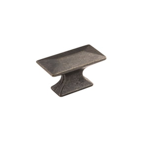 Hickory Hardware Bungalow Collection Knob, 1-3/4" X 15/16" - Windover Antique