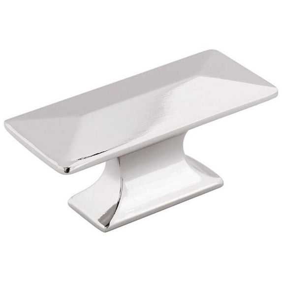 Hickory Hardware P2152-14 Bungalow Knob - Polished Nickel, 2.25 x 1.06 in.