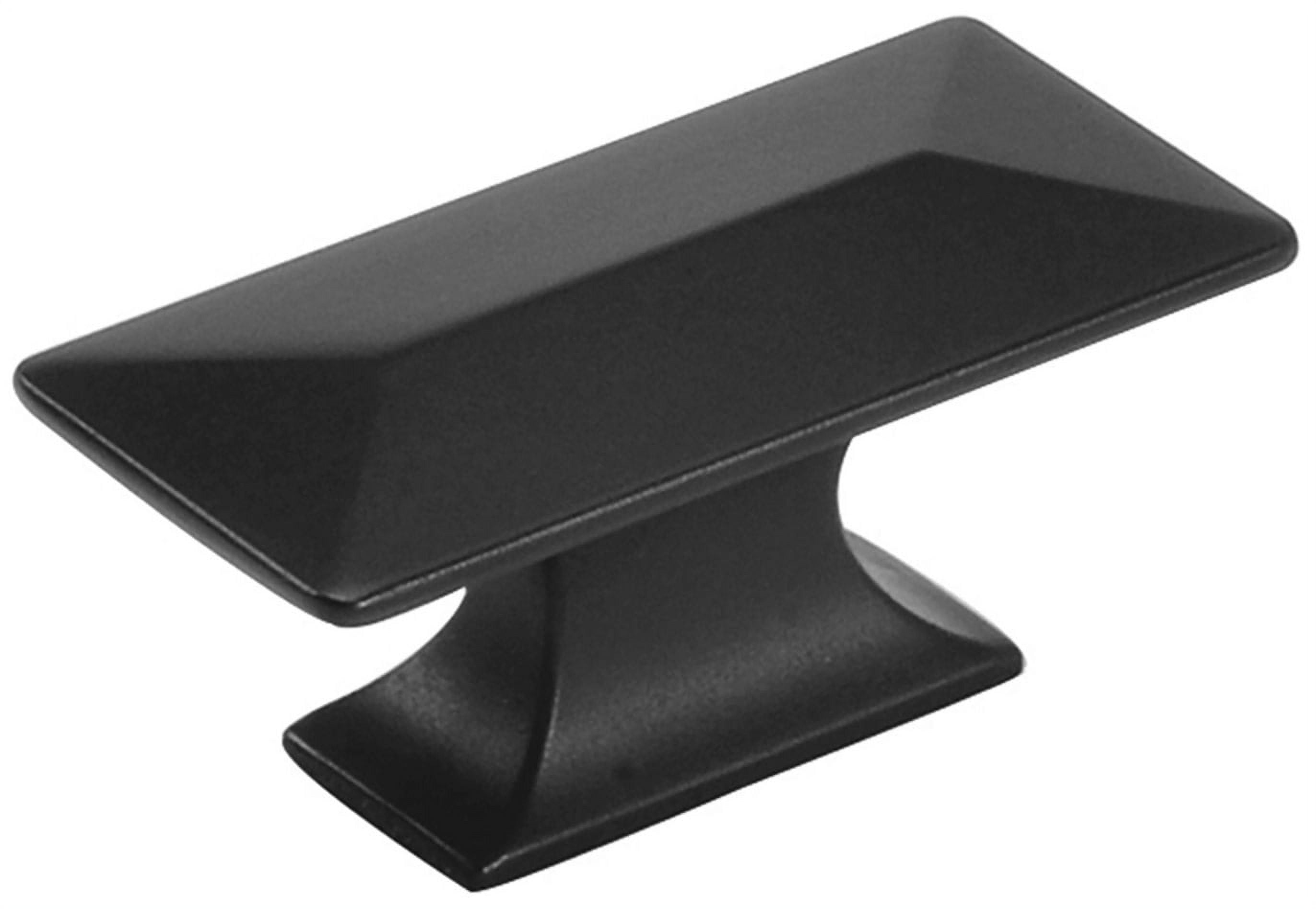 Hickory Hardware P2152-MB 2.3125 x 1.0625 in. Bungalow Collection Knob, Matte Black Finish