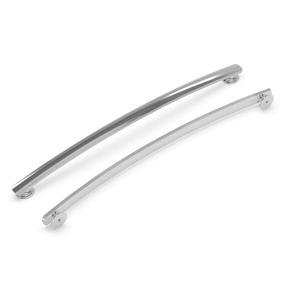 Hickory Hardware P2159-CH 12 in. Center to Center American Diner Collection Pull, Chrome