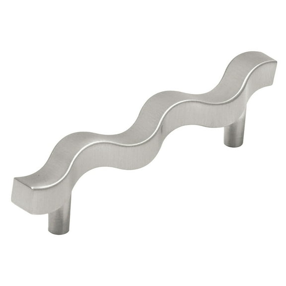 Hickory Hardware P2161-SN 96mm Euro-Contemporary Satin Nickel Cabinet Pull