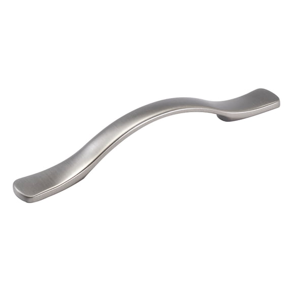 Hickory Hardware Euro-Contemporary Collection Pull, 4" C/C - Stainless Steel