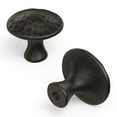 thumbnail image 1 of Hickory Hardware Craftsman Collection Knob, 1-1/4" Dia. - Black Iron, 1 of 6