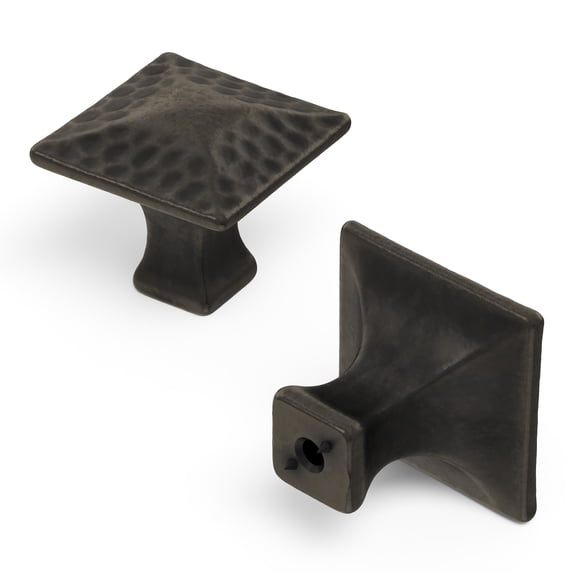 Belwith BWP2172 BI 1.25 in. Craftsman Cabinet Knob, Black Iron