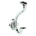 thumbnail image 1 of Hickory Hardware P2175-CH Craftsman Collection Signature Hammered Hook, Chrome, 1-3/8 Inch Center to Center, 1 of 3