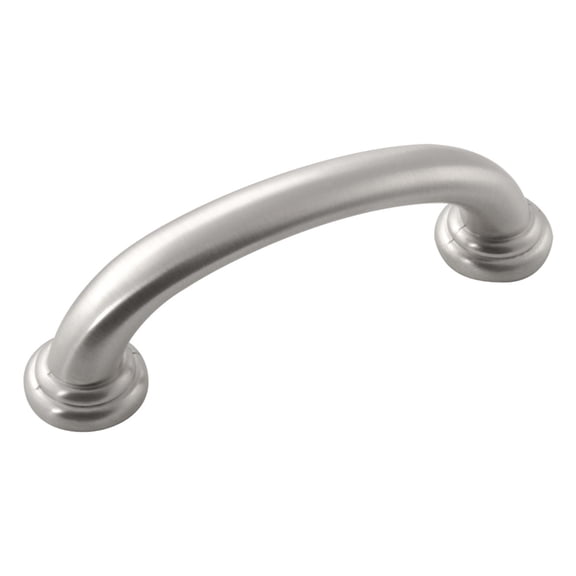 Hickory Hardware Zephyr Collection Pull, 3" C/C - Stainless Steel