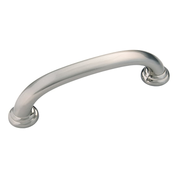 5025019 CABINET PULL SN 13/16""W Hickory Hardware Zephyr Contemporary Bar Cabinet Pull 3-3/4 in. Satin Nickel (Pack of 10)