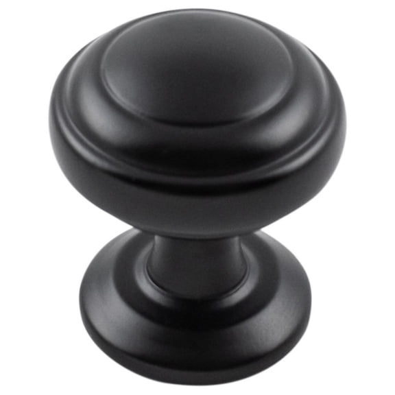 Hickory Hardware P2286 Zephyr 1" Mushroom Cabinet Knob - Black