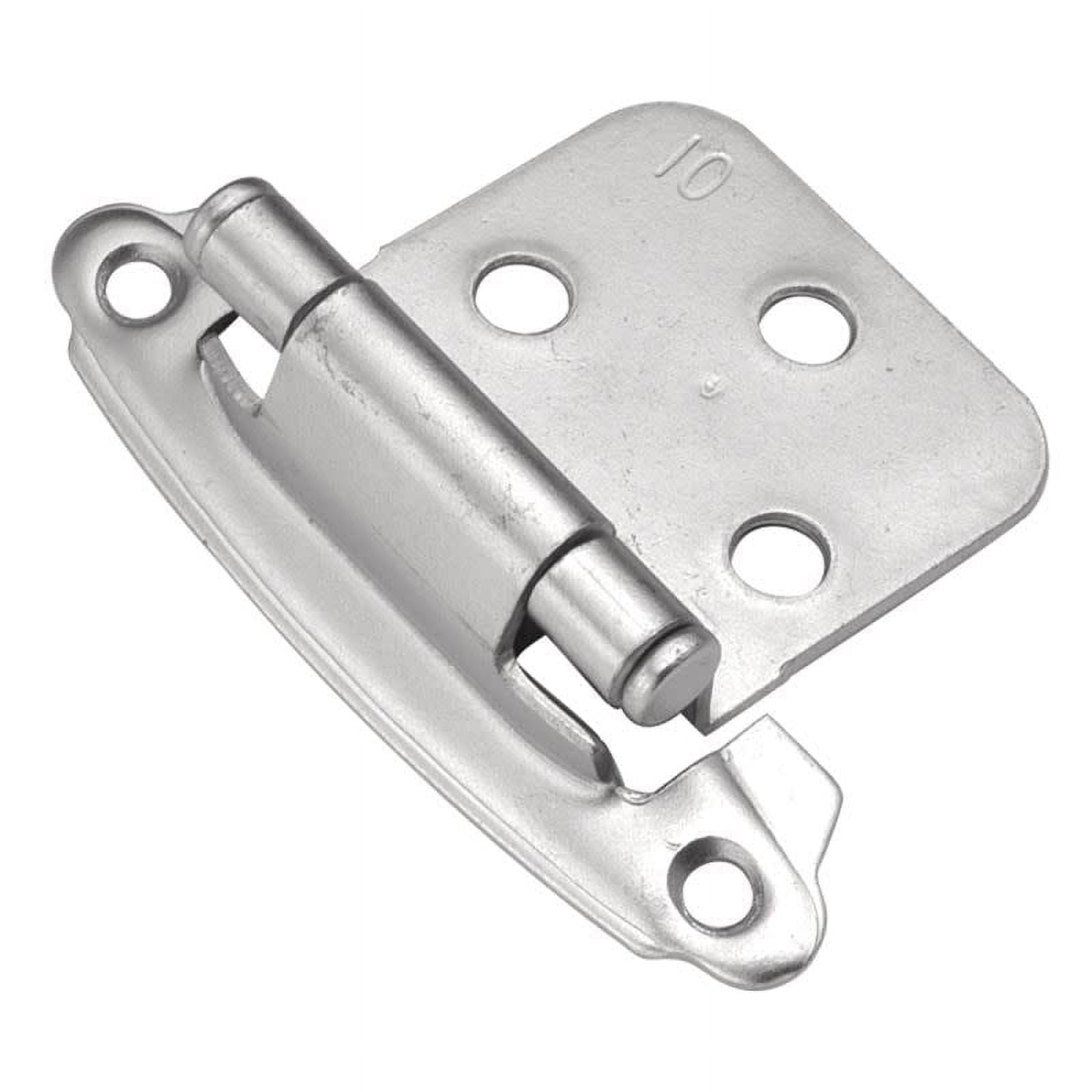 Pewter Self-Closing Surface Mount Cabinet Hinges