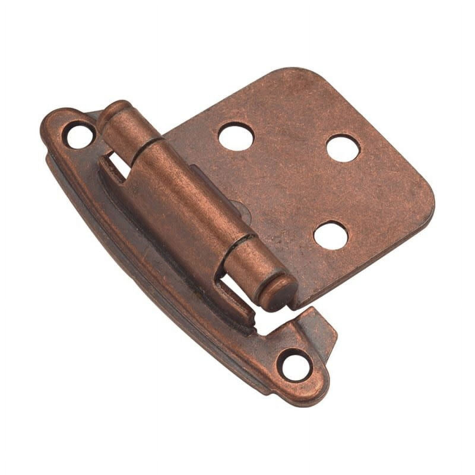 Antique Copper Self-Closing Cabinet Hinges