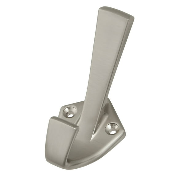 Hickory Hardware Utility Hooks Collection Double Utility Hook - Satin Nickel