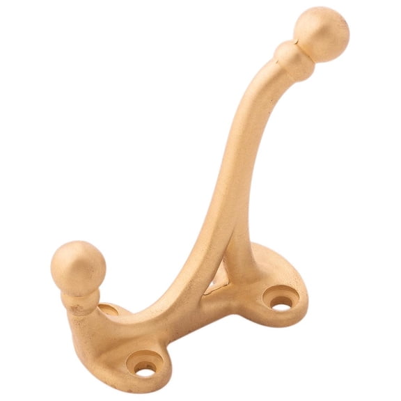 Hickory Hardware P25029 Classic Traditional 1" W Ball Tip Bathroom Wall Towel Robe Hook -