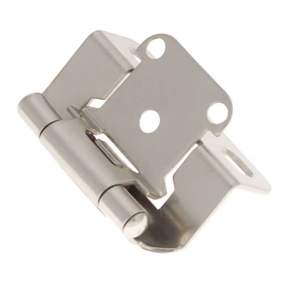 Hickory Hardware P2710F-SN Satin Nickel Surface Self-Closing Hinge 2-Pack