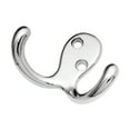thumbnail image 1 of Hickory Hardware P27115-Ch 3/8" Chrome Double Coat Hook, 1 of 2