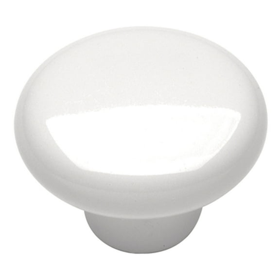 Hickory Hardware Tranquility Knob 1-1/4 inch Diameter White P28-W