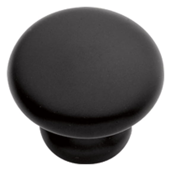 Hickory Hardware Modus Collection Knob, 5/8" Dia. - Matte Black