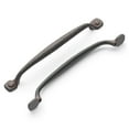 thumbnail image 1 of Hickory Hardware P2996-RI 192 mm Center to Center Refined Rustic Collection Pull, Rustic Iron, 1 of 7