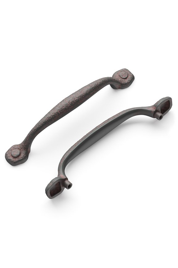Refined Rustic Collection Pull, 128Mm C/C - Rustic Iron