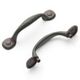 thumbnail image 1 of Hickory Hardware P3001-RI-10B 3 in. Refined Rustic Center to Center Pull, Rustic Iron - Pack of 10, 1 of 7