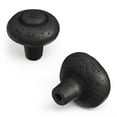 thumbnail image 1 of Hickory Hardware P3002-BI 1-1/4-Inch Refined Rustic Knob, Black Iron, 1 of 7