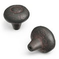 thumbnail image 1 of Hickory Hardware P3003-RI 1-1/2-Inch Refined Rustic Knob, Rustic Iron, 1 of 7
