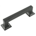 thumbnail image 1 of Hickory Hardware P3011-MB-10B 96 mm CC Studio Cabinet Pull, Matte Black - Pack of 10, 1 of 7