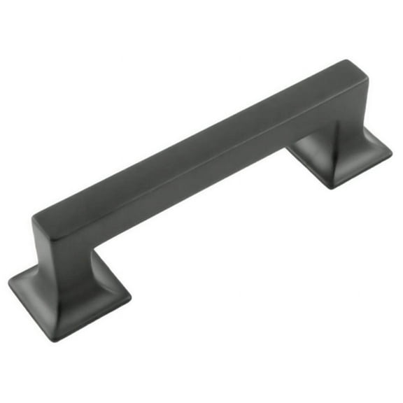 Hickory Hardware P3011-MB 3.75 in. Center to Center Studio Collection Pull, Matte Black Finish