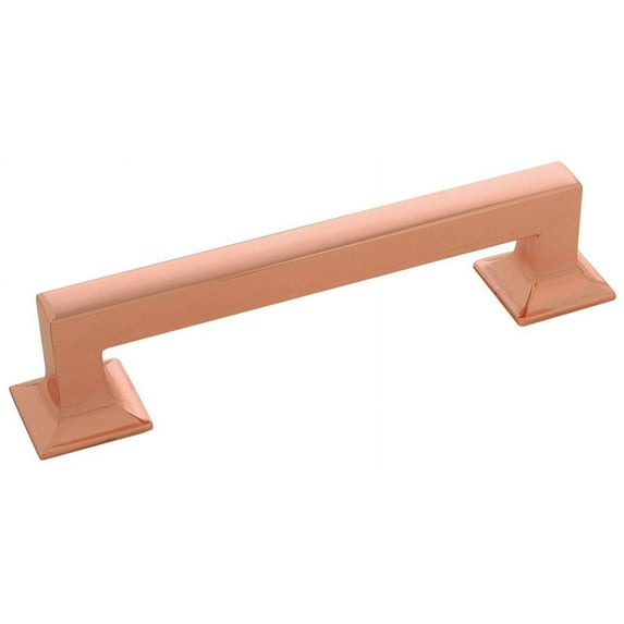 Hickory Hardware P3012-CP-10B 5.06 in. Studio Pull, Polished Copper