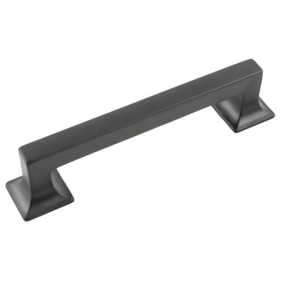 Hickory Hardware P3012-MB 5.0625 in. Center to Center Studio Collection Pull, Matte Black Finish