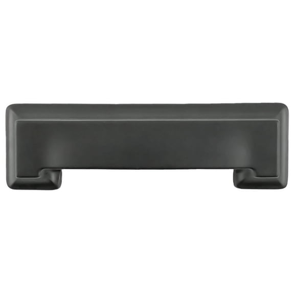 Hickory Hardware P3013-MB-10B 3 in. & 96 mm cc Studio Cup Cabinet Pull, Matte Black - Pack of 10