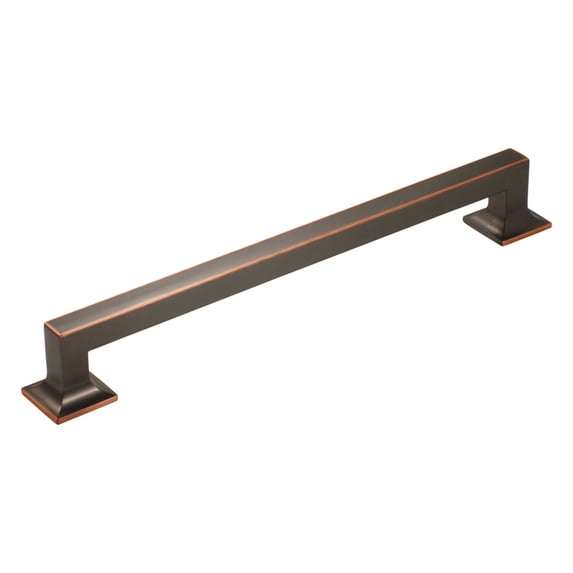Hickory Hardware Studio Collection Appliance Pull, 13" C/C - Oil Rubbed Bronze Highlighted