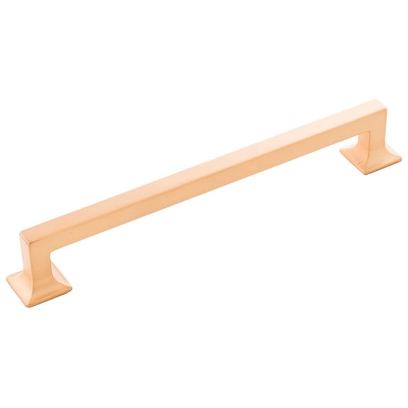 Hickory Hardware P3026 Studio 8-13/16" Center To Center Square Block Bold Cabinet Handle /