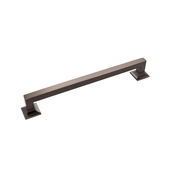Hickory Hardware P3026 Studio 8-13/16" Center To Center Square Block Bold Cabinet Handle /