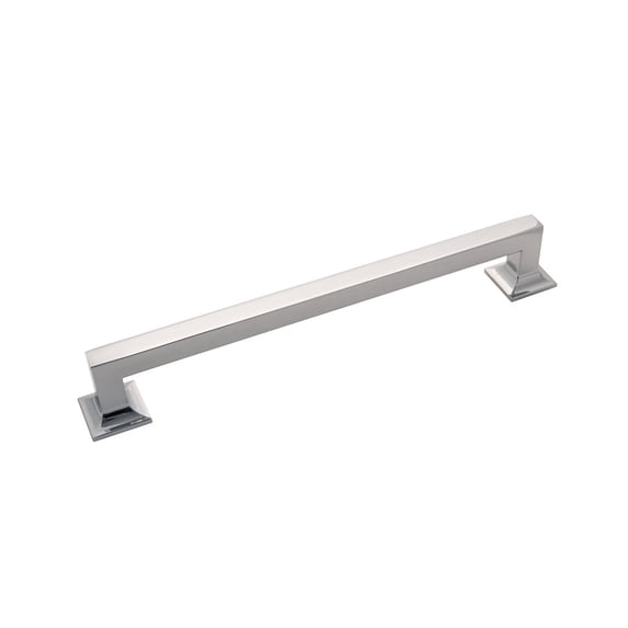 Hickory Hardware P3026 Studio 8-13/16" Center To Center Square Block Bold Cabinet Handle /