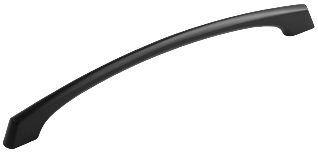 Matte Black Solid Core Kitchen Cabinet Handles, 8-13/16"