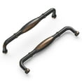 thumbnail image 1 of Hickory Hardware Williamsburg Collection Pull, 128Mm C/C - Oil Rubbed Bronze Highlighted, 1 of 7
