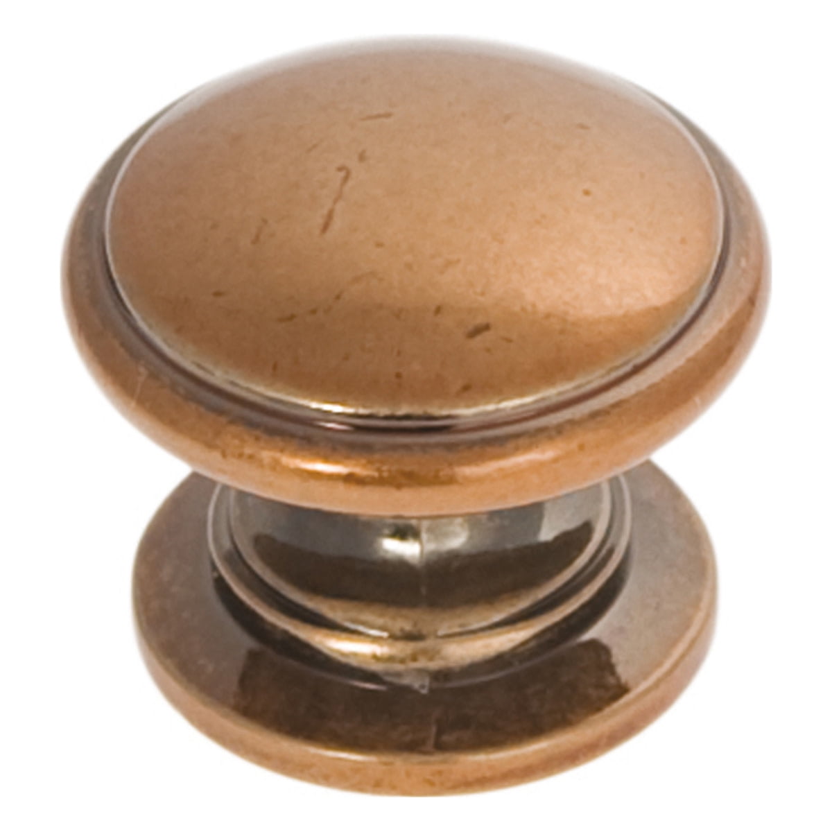 Hickory Hardware Williamsburg Collection Knob, 1-1/4" Dia. - Antique Rose Gold
