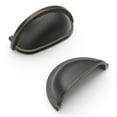thumbnail image 1 of 3" CTC Williamsburg Cup Cabinet Pull - Vintage Bronze, 1 of 7
