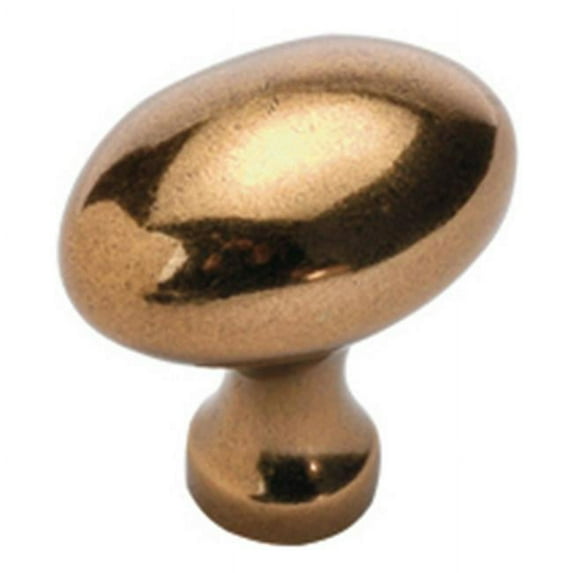 Hickory Hardware P3058-ARG 1.37 x 0.93 in. Oval Williamsburg Knob - Antique Rose Gold