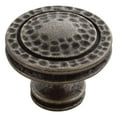 thumbnail image 1 of Hickory Hardware Mountain Lodge 1-3/8 Inch Diameter Windover Antique Cabinet Knob P3061-WOA, 1 of 2