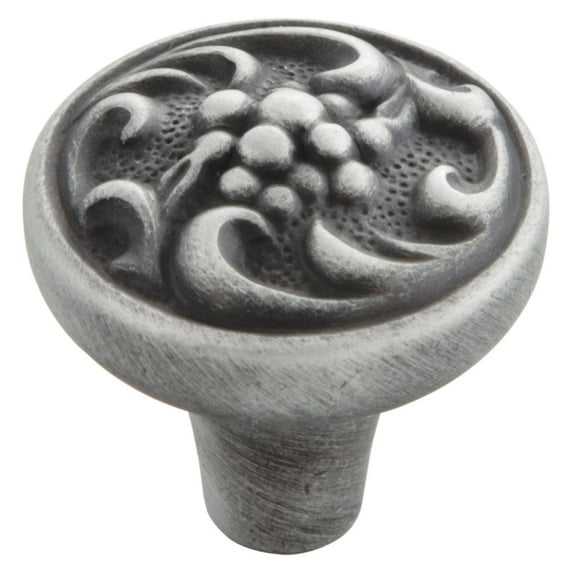 Hickory Hardware P3094-SPA 1.25 In. Mayfair Satin Pewter Antique Cabinet Knob