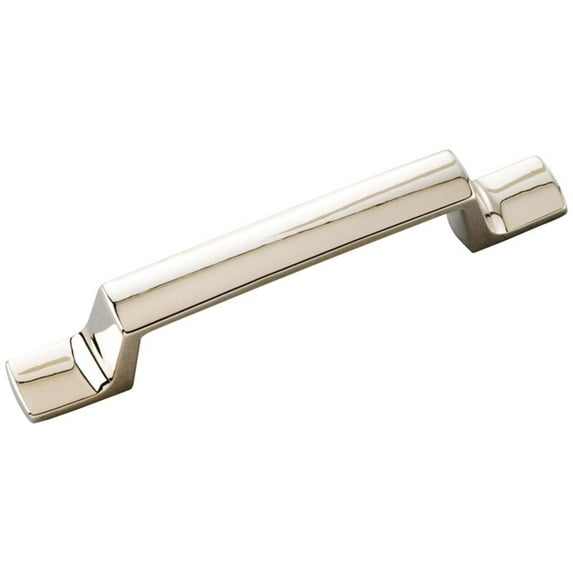 Hickory Hardware Rotterdam Collection Pull, 3" C/C - Bright Nickel