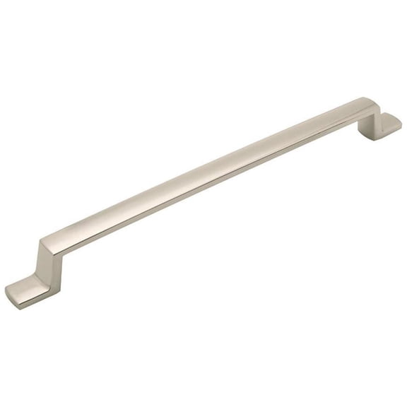 Hickory Hardware P3119-14 Rotterdam Center to Center Pull - Bright Nickel, 8 in.