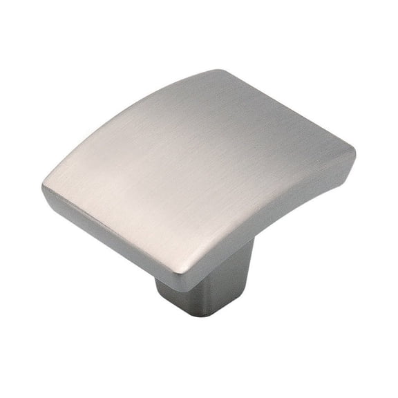 Hickory Hardware P3123-SN Rotterdam Knob - Satin Nickel, 1.37 in. x 1.12 in. Square